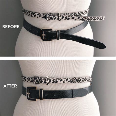 How to resize + fix a too long belt or purse strap 